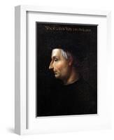 Portrait of Niccolo Machiavelli-Cristofano Dell'altissimo-Framed Giclee Print