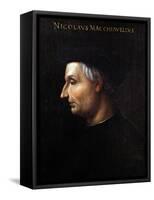 Portrait of Niccolo Machiavelli-Cristofano Dell'altissimo-Framed Stretched Canvas