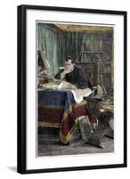 Portrait of Niccolo Machiavelli-Stefano Bianchetti-Framed Giclee Print