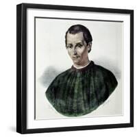 Portrait of Niccolo Machiavelli-Dolfino-Framed Giclee Print