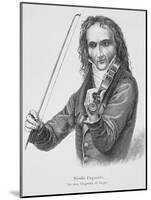 Portrait of Niccolo Paganini-Stefano Bianchetti-Mounted Giclee Print