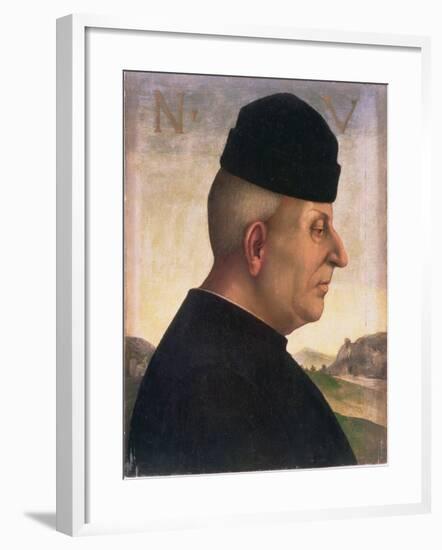 Portrait of Niccolo Vitelli (1414-86)-Luca Signorelli-Framed Giclee Print