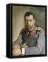 Portrait of Nicholas Ii, 1900-Valentin Aleksandrovich Serov-Framed Stretched Canvas