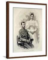Portrait of Nicholas II of Russia-null-Framed Giclee Print