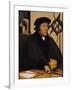 Portrait of Nicholas Kratzer (1487-circa 1550) 1528-Hans Holbein the Younger-Framed Giclee Print