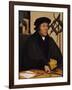 Portrait of Nicholas Kratzer (1487-circa 1550) 1528-Hans Holbein the Younger-Framed Giclee Print