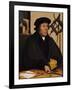 Portrait of Nicholas Kratzer (1487-circa 1550) 1528-Hans Holbein the Younger-Framed Giclee Print