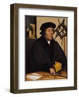 Portrait of Nicholas Kratzer (1487-circa 1550) 1528-Hans Holbein the Younger-Framed Giclee Print