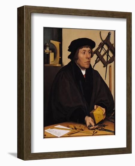 Portrait of Nicholas Kratzer (1487-circa 1550) 1528-Hans Holbein the Younger-Framed Giclee Print