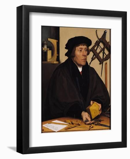 Portrait of Nicholas Kratzer (1487-circa 1550) 1528-Hans Holbein the Younger-Framed Giclee Print