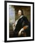 Portrait of Nicholas Lanier, 1628-Sir Anthony Van Dyck-Framed Giclee Print