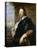 Portrait of Nicholas Lanier, 1628-Sir Anthony Van Dyck-Stretched Canvas