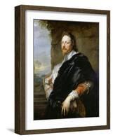 Portrait of Nicholas Lanier, 1628-Sir Anthony Van Dyck-Framed Giclee Print