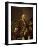 Portrait of Nicolas Beaujon-Louis Michel Van Loo-Framed Giclee Print