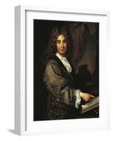 Portrait of Nicolas Boileau-Jean-Baptiste Santerre-Framed Giclee Print