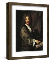 Portrait of Nicolas Boileau-Jean-Baptiste Santerre-Framed Giclee Print