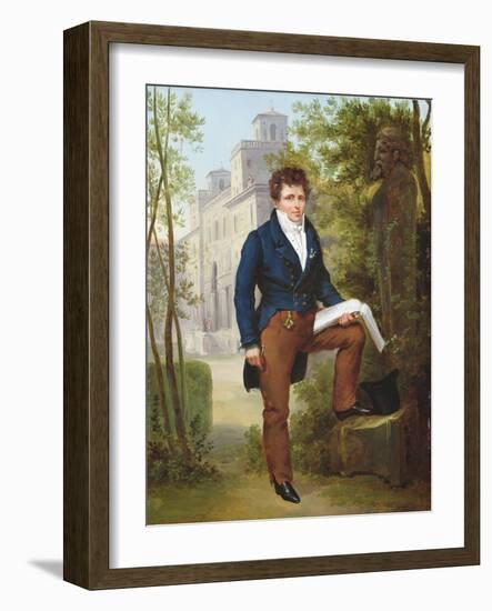 Portrait of Nicolas-Pierre Tiolier, C.1817-Francois Edouard Picot-Framed Giclee Print