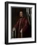 Portrait of Nicolò Da Ponte-Domenico Tintoretto-Framed Giclee Print