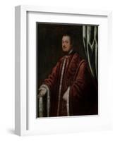 Portrait of Nicolò Da Ponte-Domenico Tintoretto-Framed Giclee Print