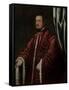 Portrait of Nicolò Da Ponte-Domenico Tintoretto-Framed Stretched Canvas