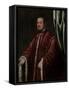 Portrait of Nicolò Da Ponte-Domenico Tintoretto-Framed Stretched Canvas