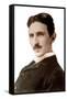 Portrait of Nikola Tesla (1856-1943) (Nikolaj) - Croatian-Born Serb Engineer, Physicist and Invento-Napoleon Sarony-Framed Stretched Canvas