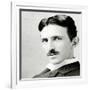 Portrait of Nikola Tesla, 1890 (Photo)-Napoleon Sarony-Framed Giclee Print