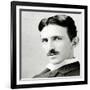 Portrait of Nikola Tesla, 1890 (Photo)-Napoleon Sarony-Framed Giclee Print