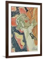 Portrait of Nikolai Evreinov (1879-195)-Nikolai Ivanovich Kulbin-Framed Giclee Print