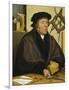 Portrait of Nikolaus Kratzer, 1528-Hans Holbein the Younger-Framed Giclee Print