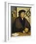 Portrait of Nikolaus Kratzer, 1528-Hans Holbein the Younger-Framed Giclee Print