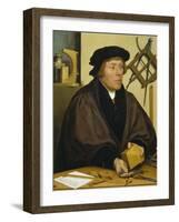 Portrait of Nikolaus Kratzer, 1528-Hans Holbein the Younger-Framed Giclee Print