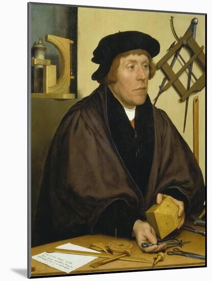 Portrait of Nikolaus Kratzer, 1528-Hans Holbein the Younger-Mounted Giclee Print