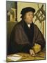 Portrait of Nikolaus Kratzer, 1528-Hans Holbein the Younger-Mounted Giclee Print