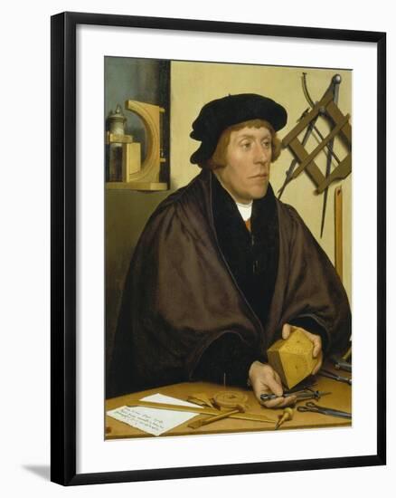 Portrait of Nikolaus Kratzer, 1528-Hans Holbein the Younger-Framed Giclee Print