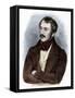 Portrait of Nikolaus Lenau-French School-Framed Stretched Canvas