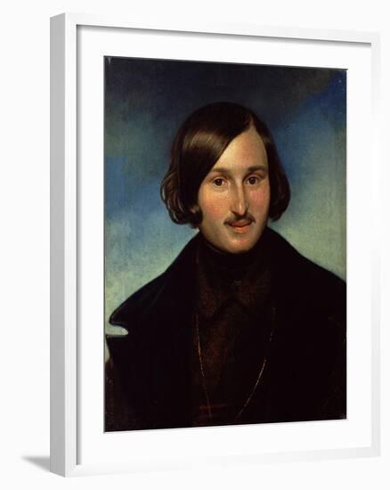 Portrait of Nikolay Gogol, 1841-Fyodor Antonovich Moller-Framed Giclee Print