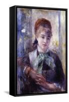 Portrait of Nini Lopez-Pierre-Auguste Renoir-Framed Stretched Canvas