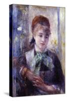 Portrait of Nini Lopez-Pierre-Auguste Renoir-Stretched Canvas