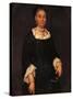 Portrait of Noble Woman with Book-Vittore Ghislandi-Stretched Canvas
