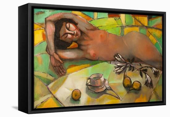 Portrait of Nude Female-Lilun-Framed Stretched Canvas