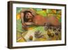 Portrait of Nude Female-Lilun-Framed Art Print