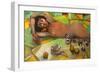 Portrait of Nude Female-Lilun-Framed Art Print