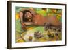 Portrait of Nude Female-Lilun-Framed Art Print