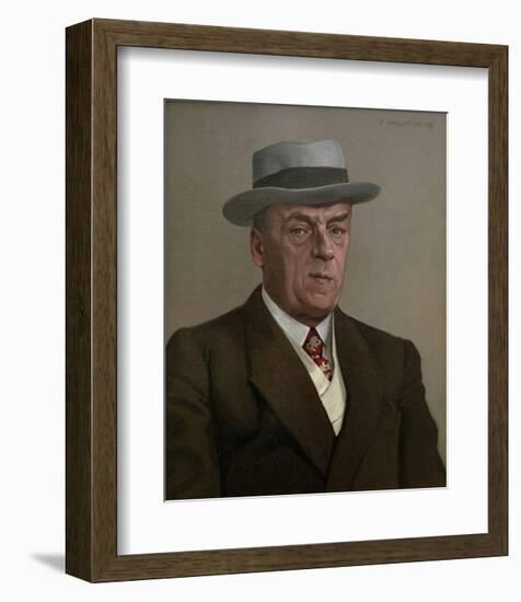 Portrait of Octav Mirbeau-Félix Vallotton-Framed Giclee Print