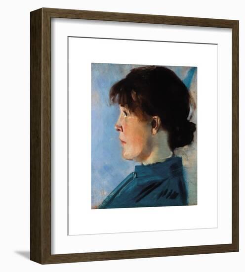 Portrait of Oda Krohg-Christian Krohg-Framed Premium Giclee Print