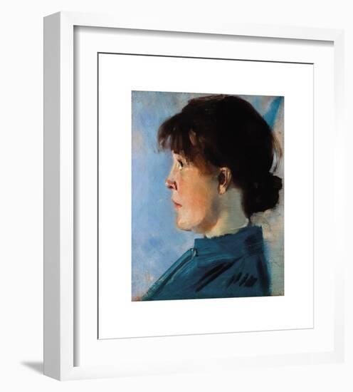 Portrait of Oda Krohg-Christian Krohg-Framed Premium Giclee Print