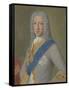 Portrait of Old Pretender James III-Cosmo Alexander-Framed Stretched Canvas