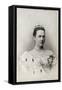 Portrait of Olga Konstantinovna of Russia (1851-1926), Queen of Greece-French Photographer-Framed Stretched Canvas