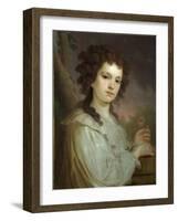 Portrait of Olga Kuzminichna Filippova (1772-182), 1790-Vladimir Lukich Borovikovsky-Framed Giclee Print